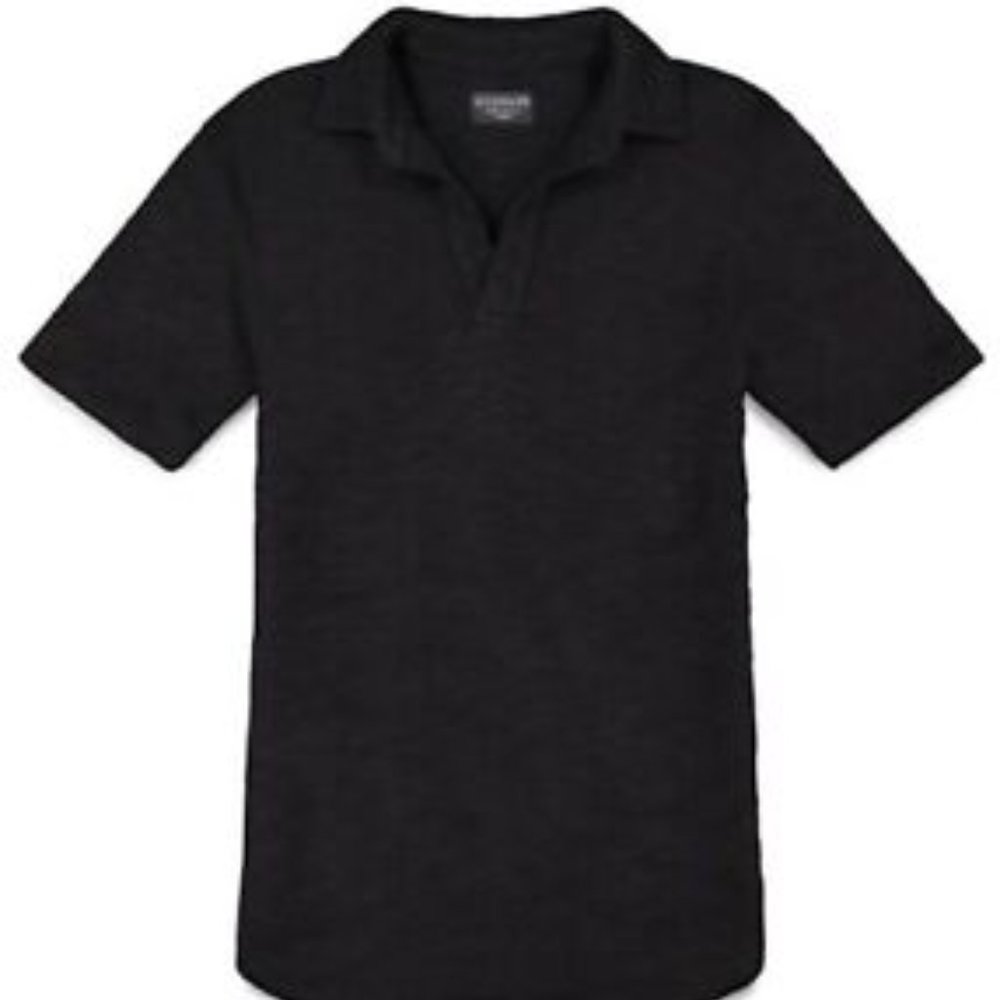 BNWT Goodlife polo slub black size medium